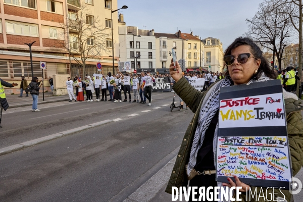 Marche blanche pour Wanys à la Courneuve et Aubervilliers