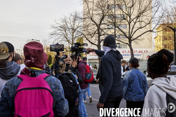 Marche blanche pour Wanys à la Courneuve et Aubervilliers