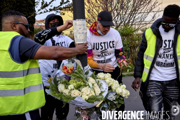 Marche blanche pour Wanys à la Courneuve et Aubervilliers
