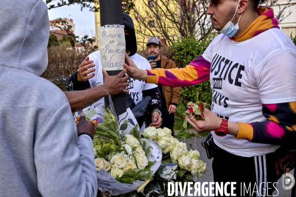 Marche blanche pour Wanys à la Courneuve et Aubervilliers