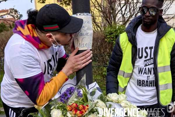 Marche blanche pour Wanys à la Courneuve et Aubervilliers