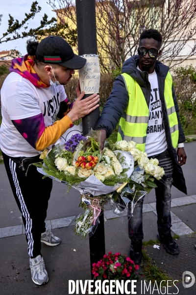Marche blanche pour Wanys à la Courneuve et Aubervilliers