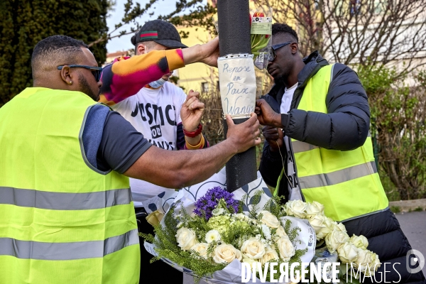 Marche blanche pour Wanys à la Courneuve et Aubervilliers