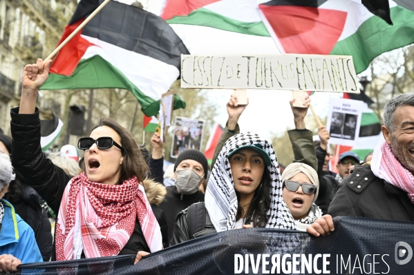 Journée internationale contre le racisme 2024. International Day Against Racism 2024. Manifestation parisienne.