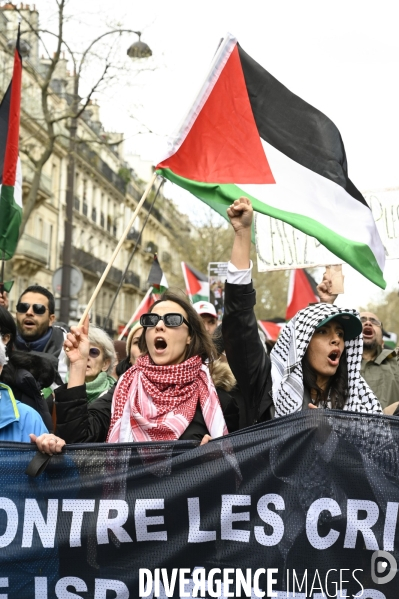 Journée internationale contre le racisme 2024. International Day Against Racism 2024. Manifestation parisienne.