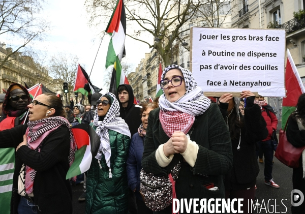 Journée internationale contre le racisme 2024. International Day Against Racism 2024. Manifestation parisienne.