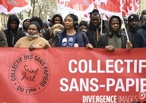 Journée internationale contre le racisme 2024. International Day Against Racism 2024. Manifestation parisienne.