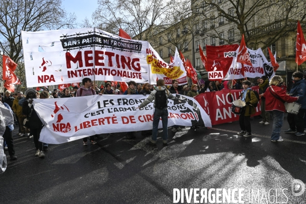 Journée internationale contre le racisme 2024. International Day Against Racism 2024. Manifestation parisienne.