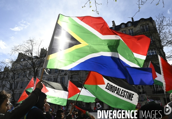 Journée internationale contre le racisme 2024. International Day Against Racism 2024. Manifestation parisienne.