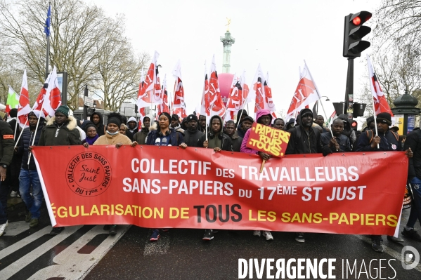 Journée internationale contre le racisme 2024. International Day Against Racism 2024. Manifestation parisienne.