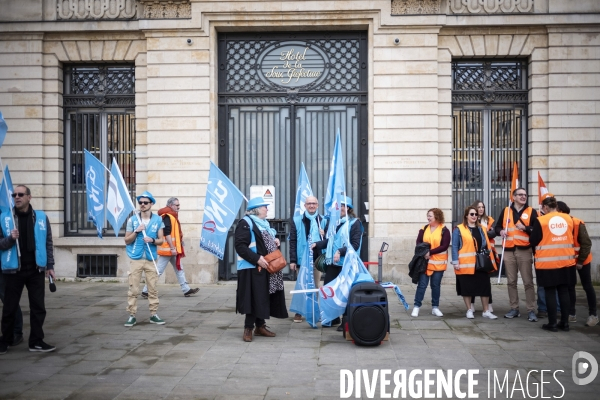 Manifestation de la fonction publique.