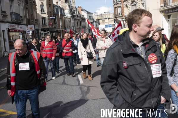 Manifestation de la fonction publique.