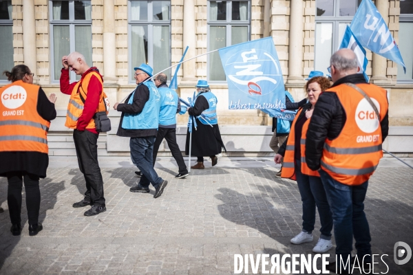 Manifestation de la fonction publique.