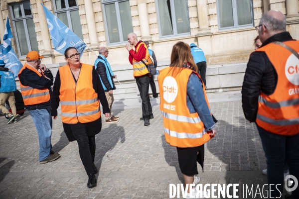 Manifestation de la fonction publique.