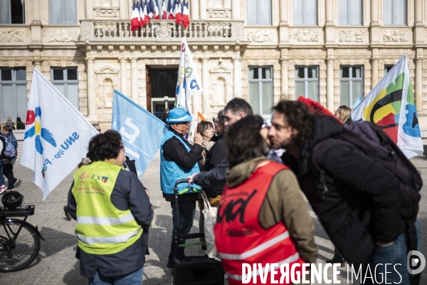 Manifestation de la fonction publique.