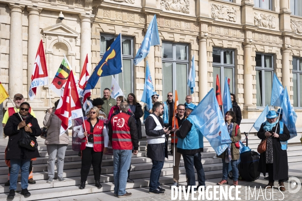 Manifestation de la fonction publique.