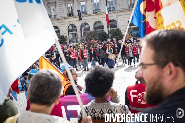 Manifestation de la fonction publique.