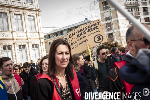 Manifestation de la fonction publique.