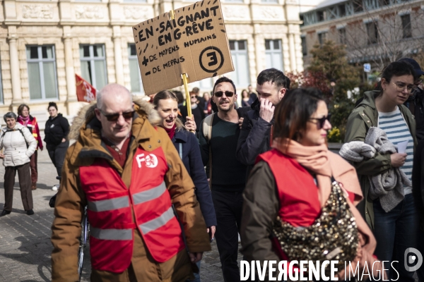 Manifestation de la fonction publique.