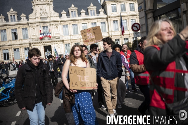 Manifestation de la fonction publique.