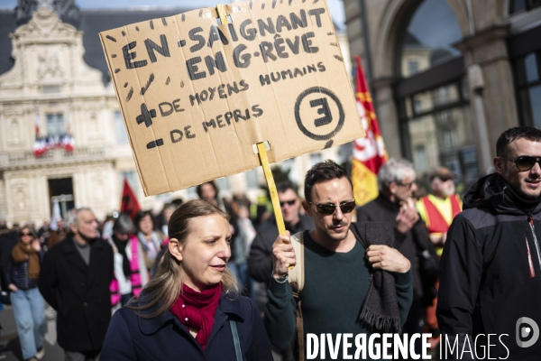 Manifestation de la fonction publique.