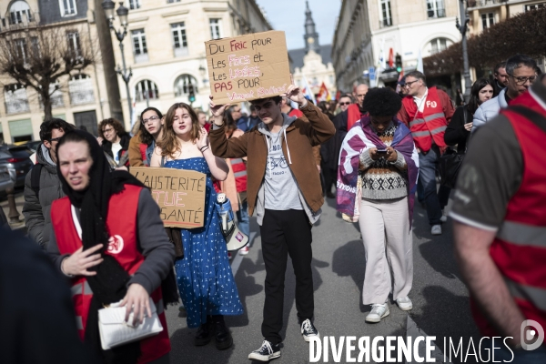 Manifestation de la fonction publique.
