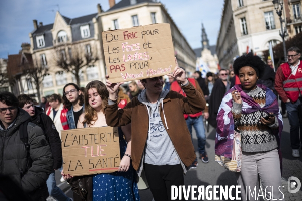 Manifestation de la fonction publique.