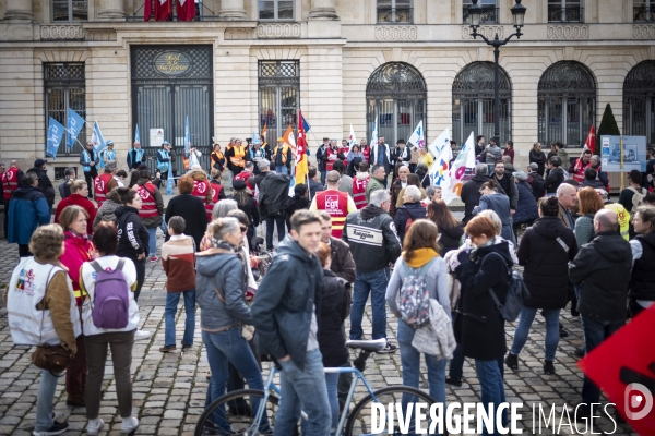 Manifestation de la fonction publique.