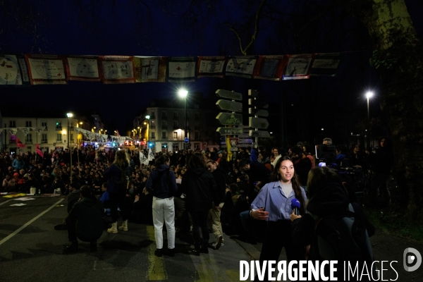 Anniversaire de la manifestation contre les mega-bassines à Sainte-Soline