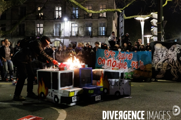 Anniversaire de la manifestation contre les mega-bassines à Sainte-Soline