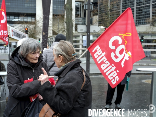 Mobilisation retraites CGT