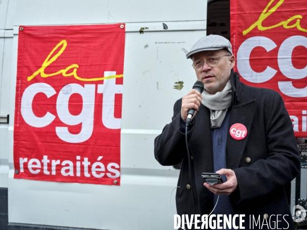 Mobilisation retraites CGT