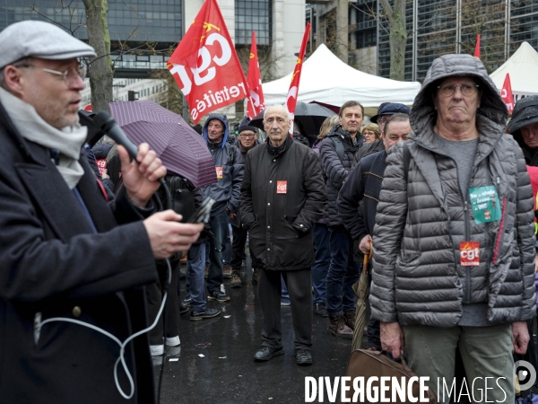 Mobilisation retraites CGT
