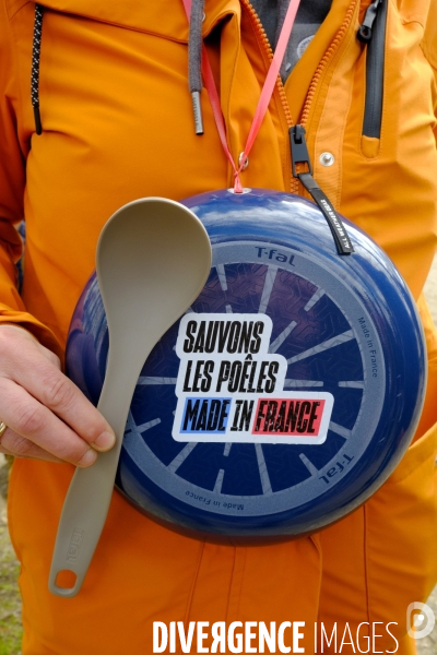 Manifestation des salariés du groupe Seb