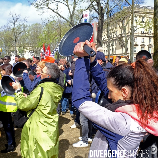 Manifestation des salariés du groupe Seb