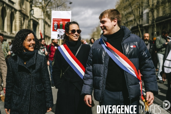Manifestation dans l education nationale pour les salaires et contre les nouvelles mesures du choc des savoirs