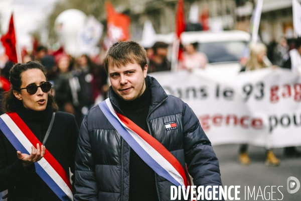 Manifestation dans l education nationale pour les salaires et contre les nouvelles mesures du choc des savoirs