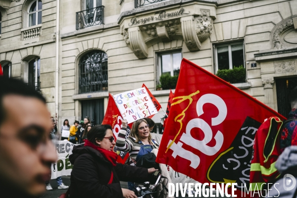 Manifestation dans l education nationale pour les salaires et contre les nouvelles mesures du choc des savoirs