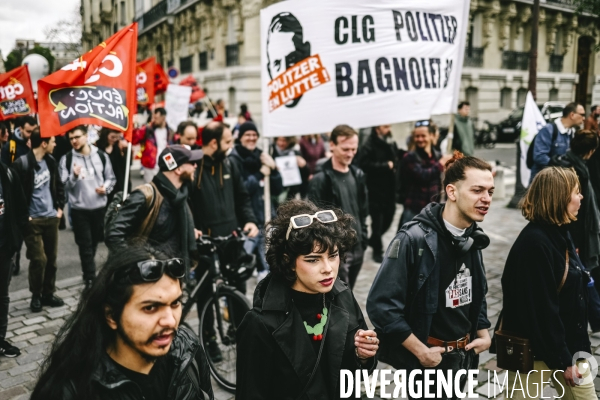 Manifestation dans l education nationale pour les salaires et contre les nouvelles mesures du choc des savoirs