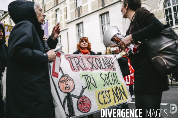 Manifestation dans l education nationale pour les salaires et contre les nouvelles mesures du choc des savoirs