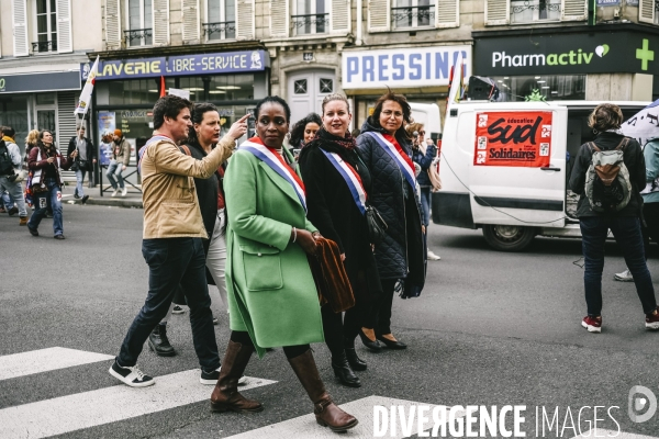 Manifestation dans l education nationale pour les salaires et contre les nouvelles mesures du choc des savoirs