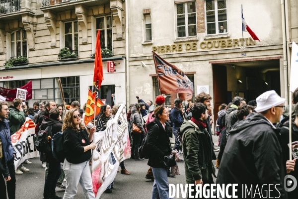 Manifestation dans l education nationale pour les salaires et contre les nouvelles mesures du choc des savoirs