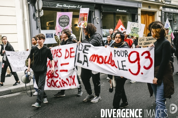 Manifestation dans l education nationale pour les salaires et contre les nouvelles mesures du choc des savoirs