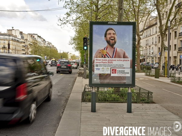 Publicité Caisse d Epargne places Jeux Olympiques 2024