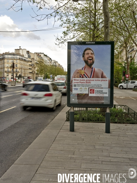 Publicité Caisse d Epargne places Jeux Olympiques 2024
