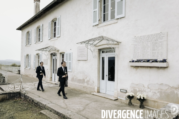 E. Macron, Maison d’Izieu