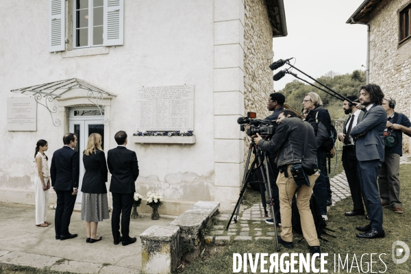 E. Macron, Maison d’Izieu