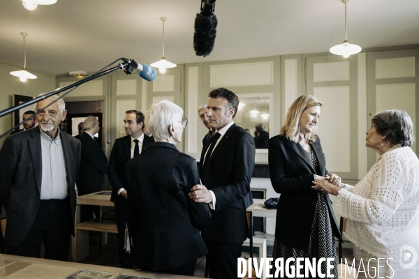 E. Macron, Maison d’Izieu
