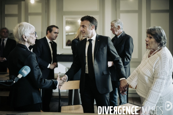 E. Macron, Maison d’Izieu
