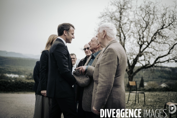E. Macron, Maison d’Izieu